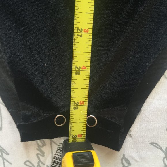 Black Velvet Beaded Body Suit - Picture 8 of 10